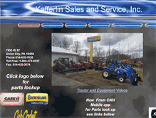 Tablet Screenshot of kafferlinsalesandservice.com